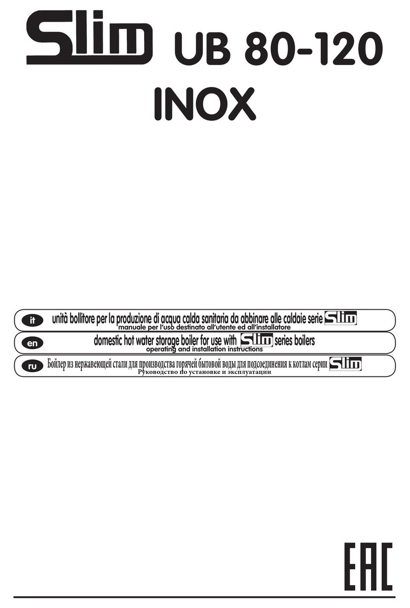 Baxi UB 80 INOX User manual