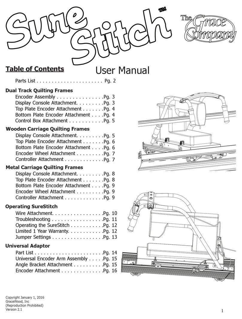 Grace SureStitch User manual