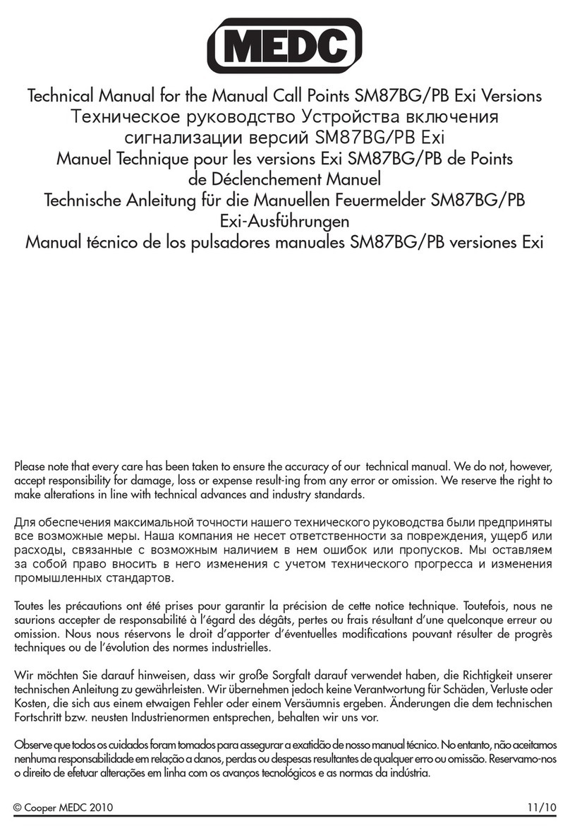 MEDC SM87BG Technical manual