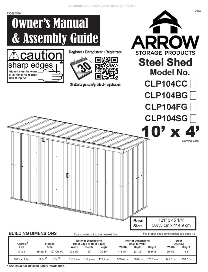 Arrow CLP104CC Owner's manual & assembly guide