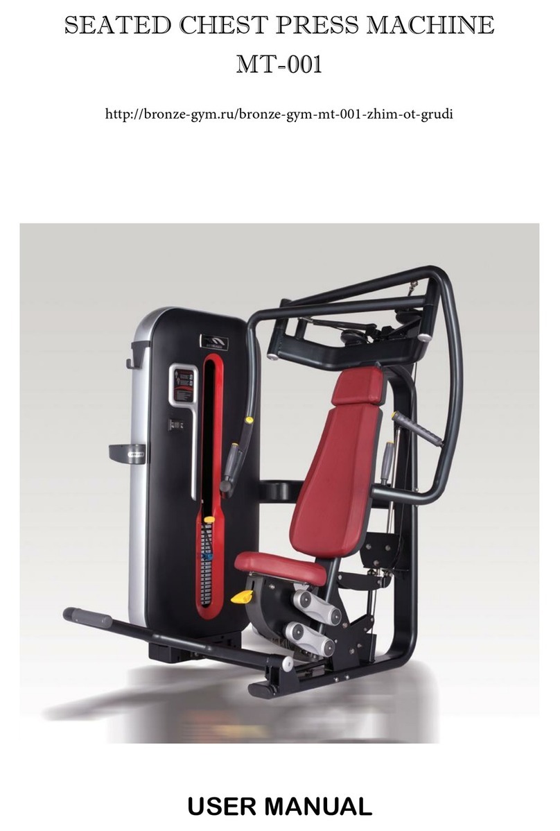 BRONZE GYM MT-001 user manual