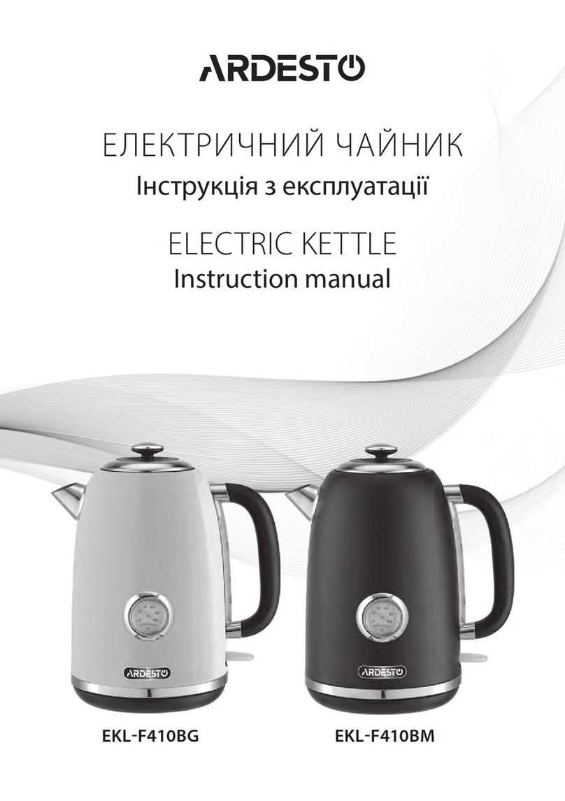 ARDESTO EKL-F410BG instruction manual
