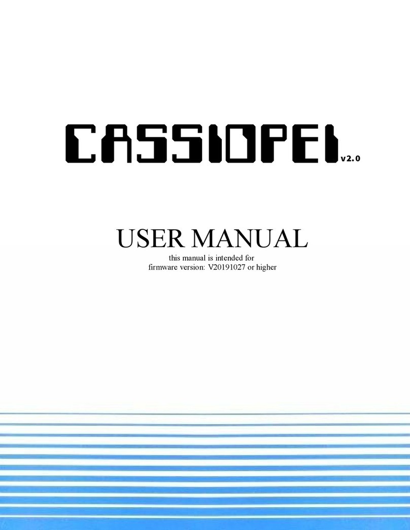 Commodore CASSIOPEI user manual