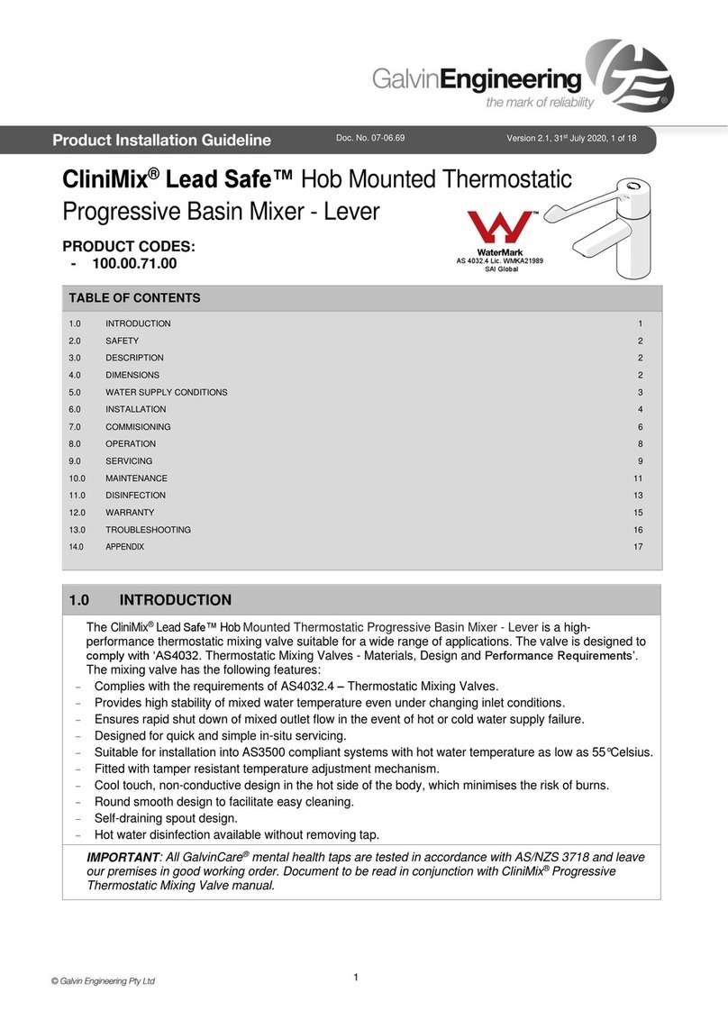 Galvin Engineering CliniMix Lead Safe 100.00.71.00 Instruction sheet Galvin Engineering CliniMix Lead Safe 100.00.71.00 Instruction sheet