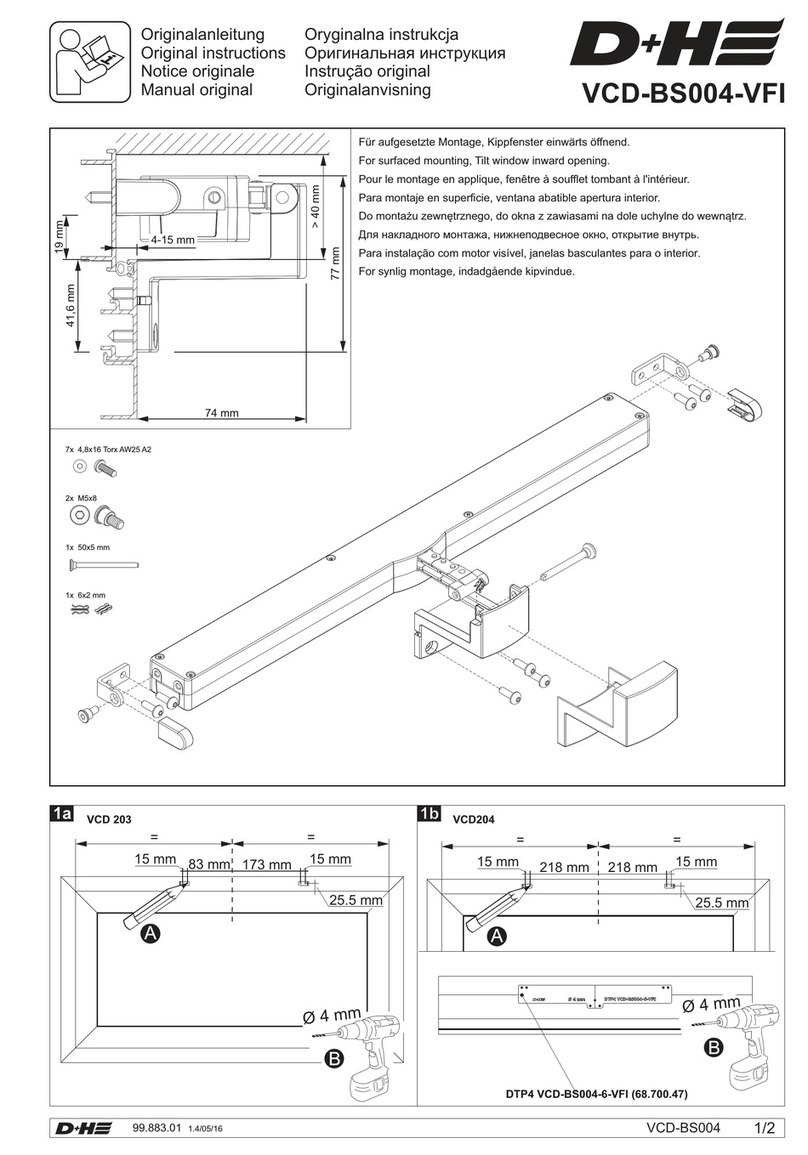 D+H VCD-BS004-VFI User manual