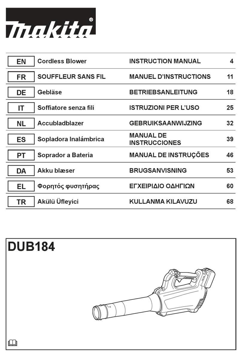 Makita DUB184RF User manual Makita DUB184RF User manual