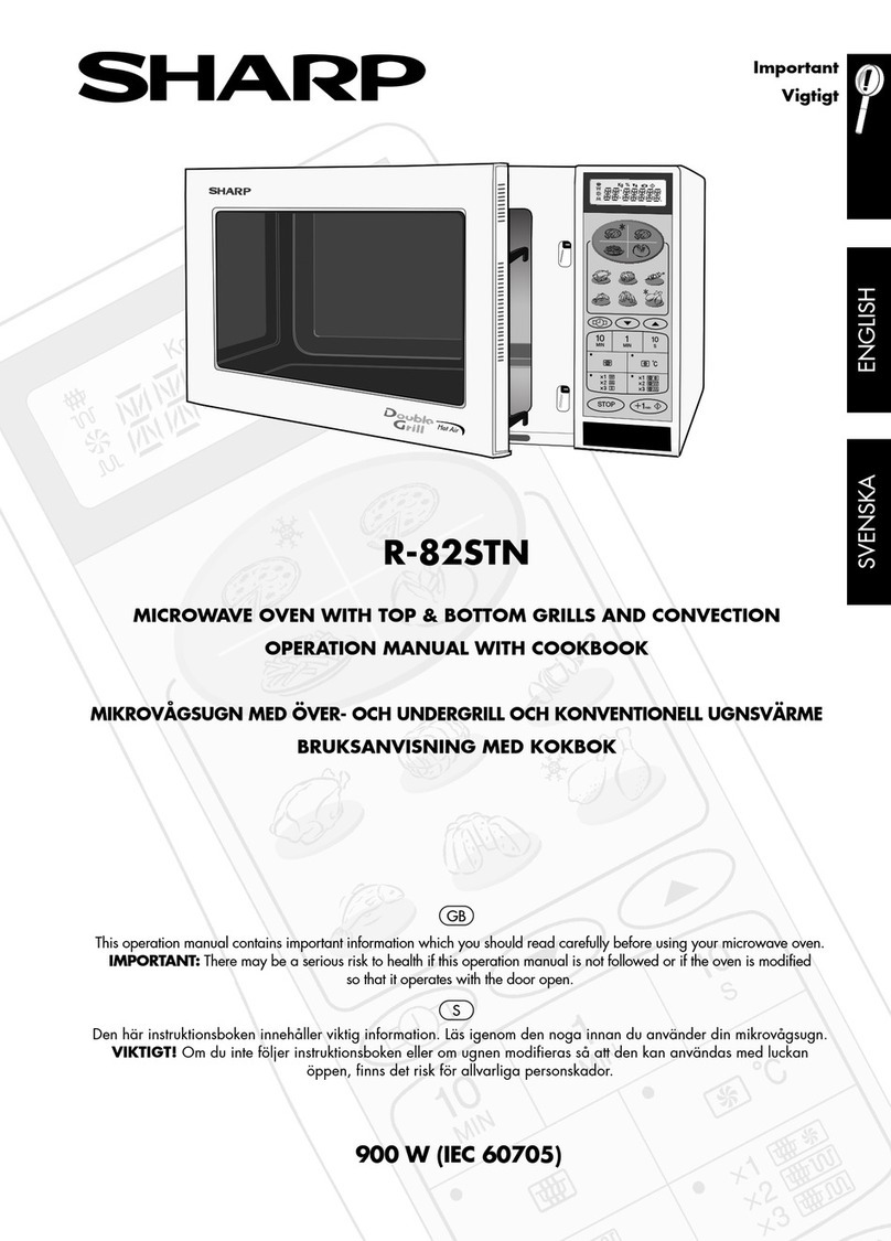 Sharp R-82STN Instruction Manual