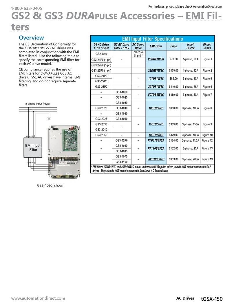 DURAPULSE 20DRT1W3S manual