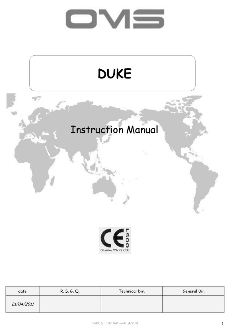 OMS DUKE instruction manual