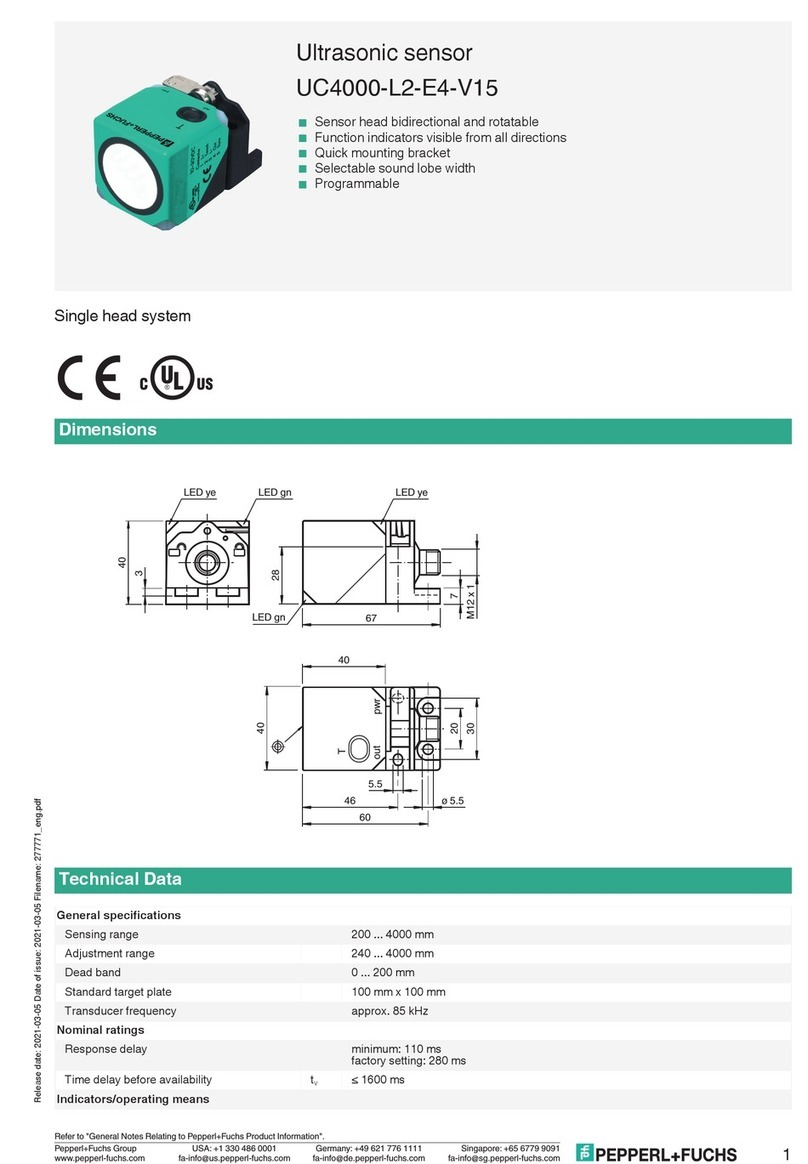Pepperl+Fuchs UC4000-L2-E4-V15 manual