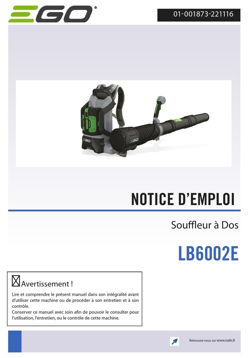 EGO LB6002E User manual