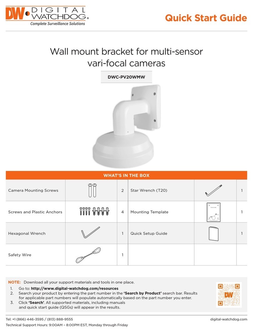 Digital Watchdog DWC-PV20WMW quick start guide