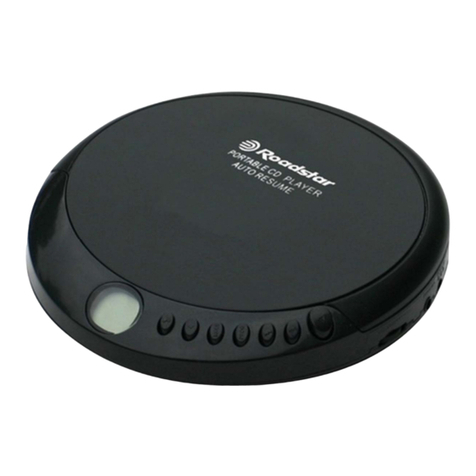 Roadstar PCD-435CD/BK User manual
