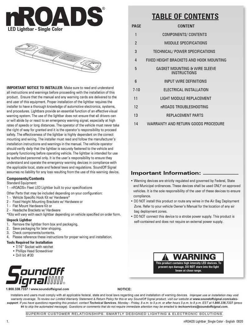 Soundoff Signal nROADS User manual