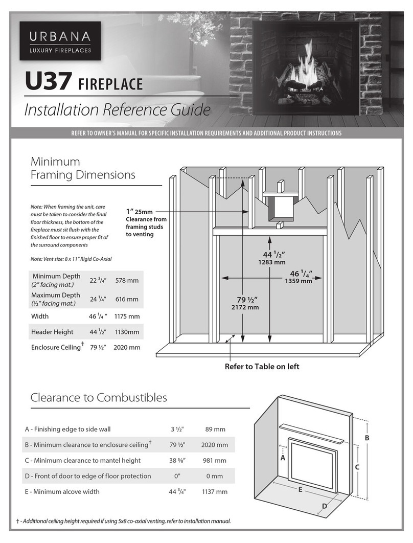 Urbana U37 Installation reference guide