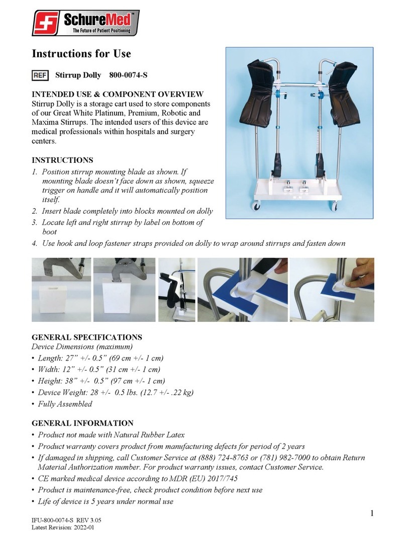 SchureMed Stirrup Dolly Instructions for use