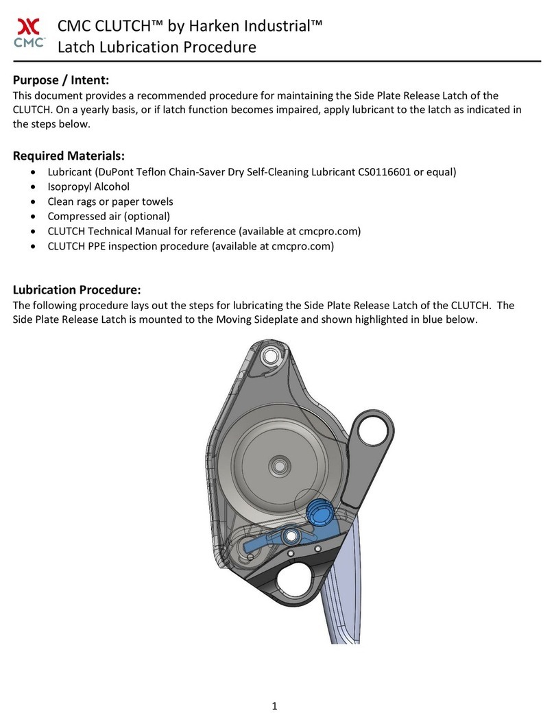 Harken Industrial CMC CLUTCH Procedure