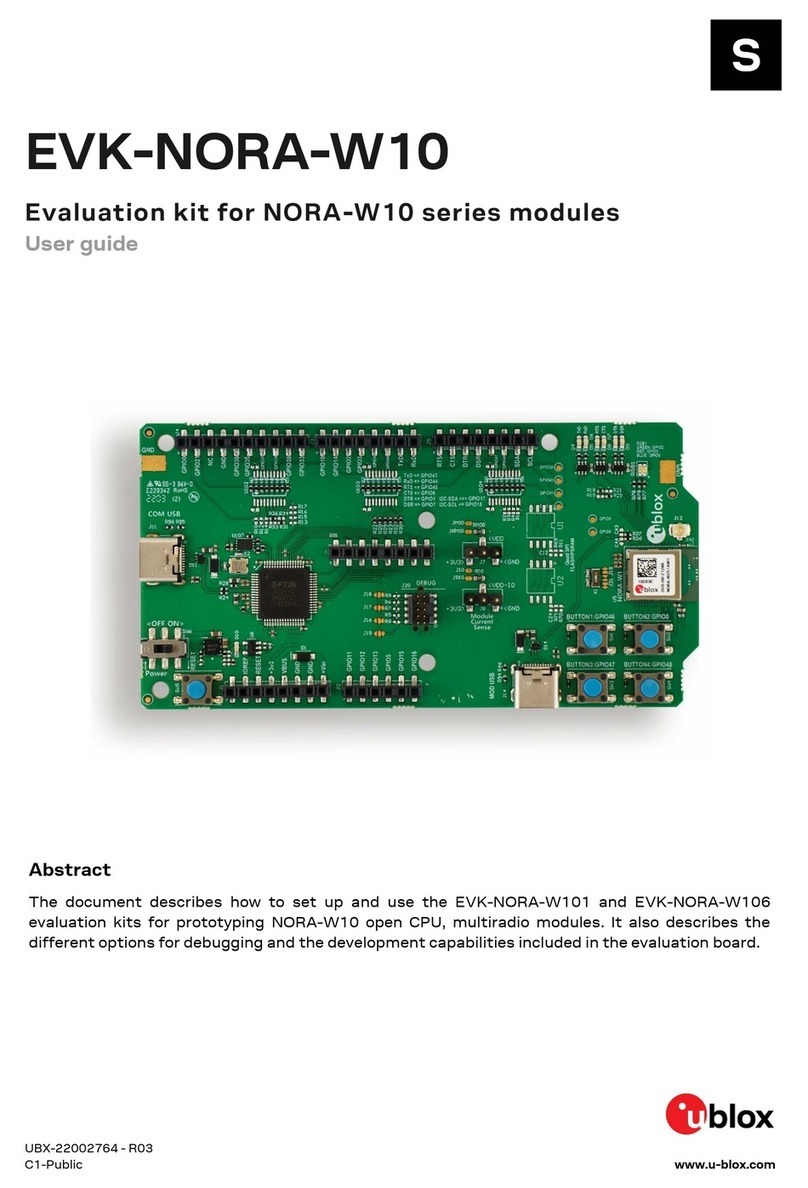 Ublox NORA-W10 Series User manual