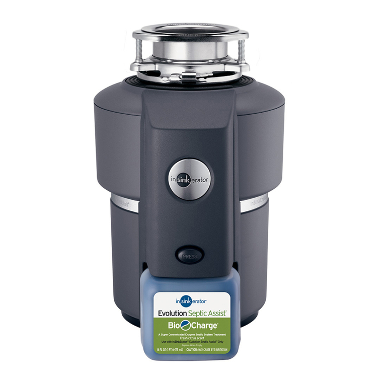 InSinkErator Evolution Series User manual