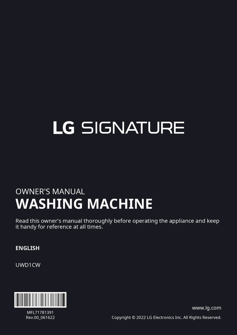 LG Signature SideKick UWD1CW User manual