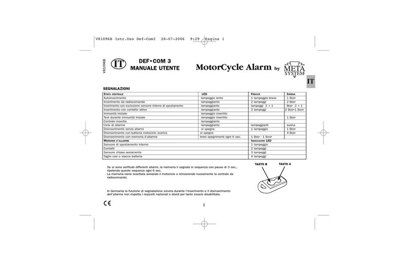 MetaSystem Def Com 3 Operation manual