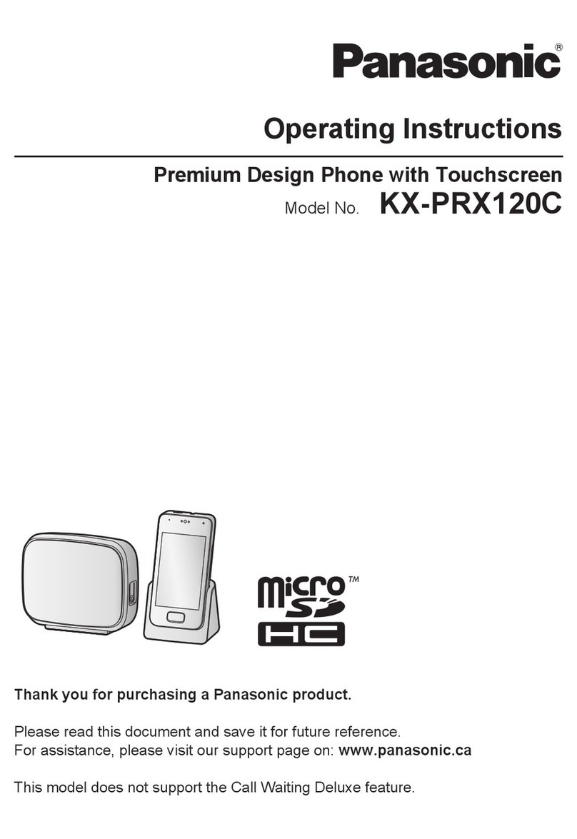 Panasonic KX-PRX120C User manual
