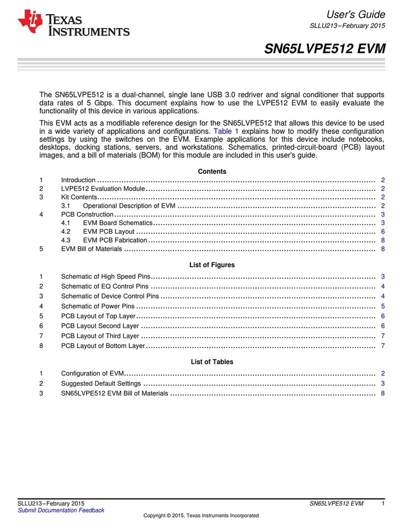 Texas Instruments SN65LVPE512 user guide