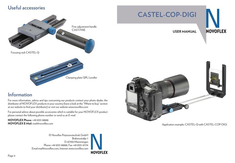 NOVOFLEX CASTEL-COP-DIGI User manual