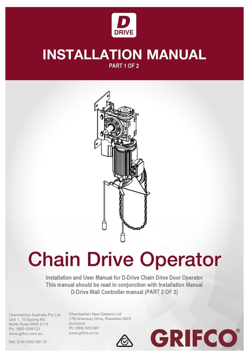 Grifco DRIVE installation manual
