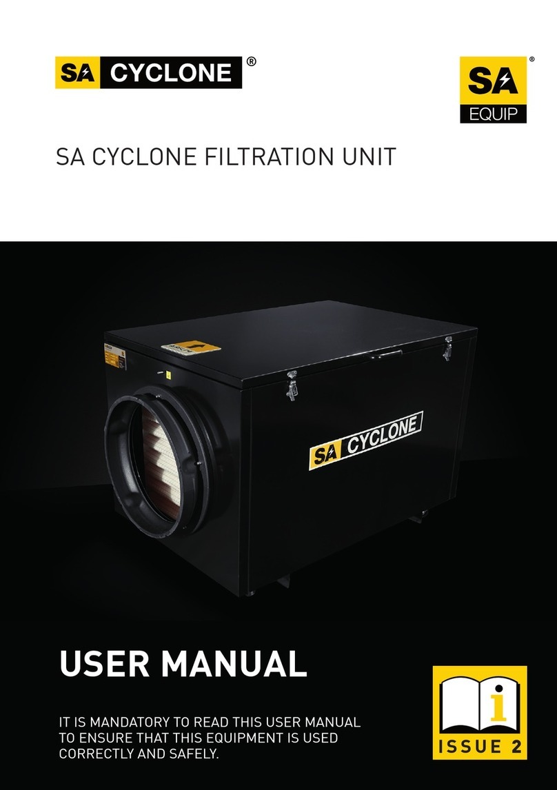 SA CYCLONE SAFU/30-WD/FI user manual