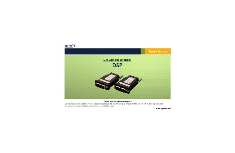 Ophit DSP user guide