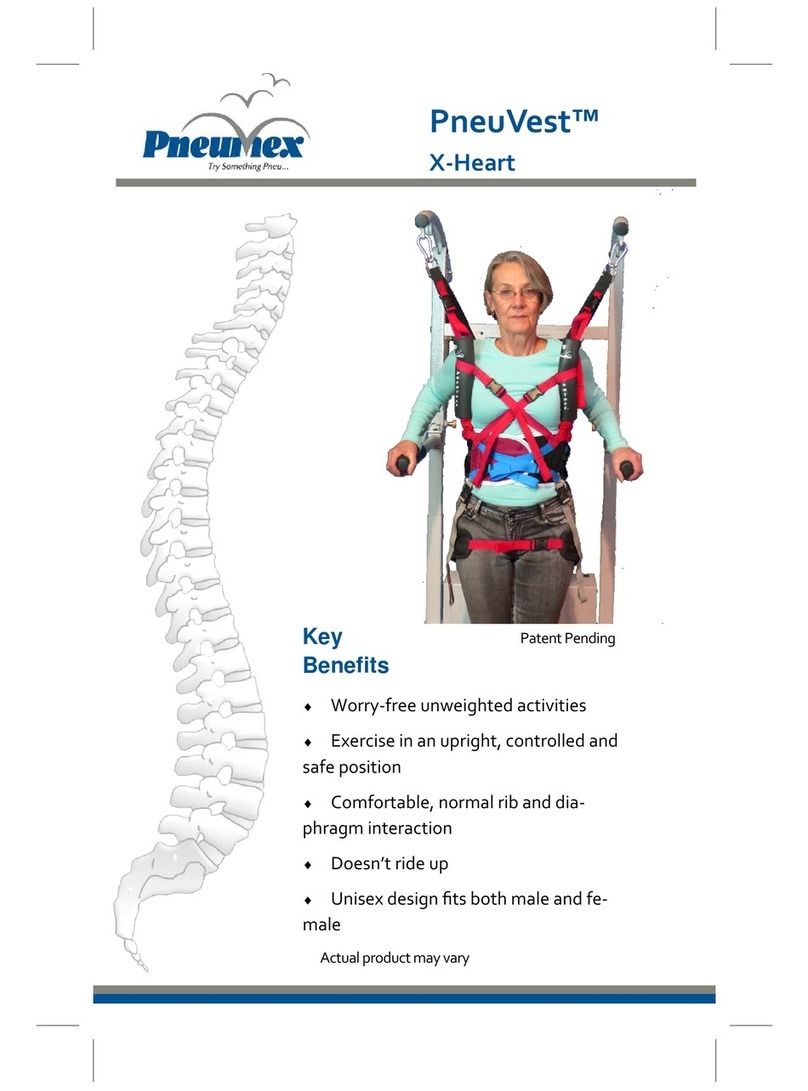 Pneumex PneuVest X-Heart User manual