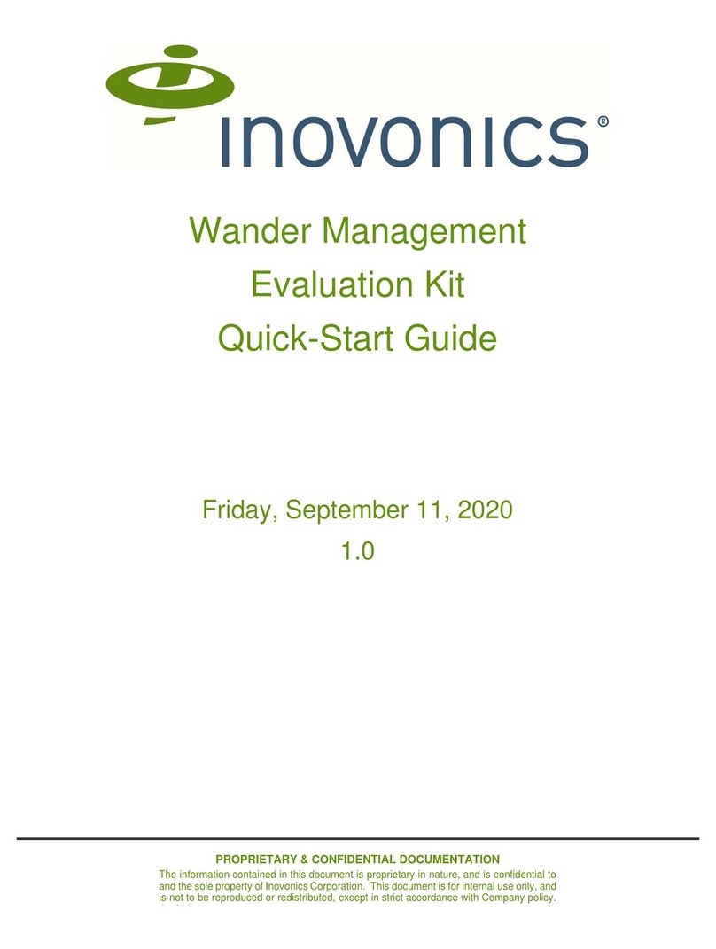 Inovonics Wander Management Evaluation Kit User manual