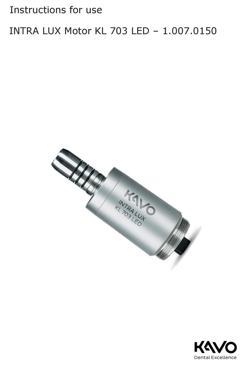 KaVo INTRA LUX KL 703 LED Instructions for use KaVo INTRA LUX KL 703 LED Instructions for use