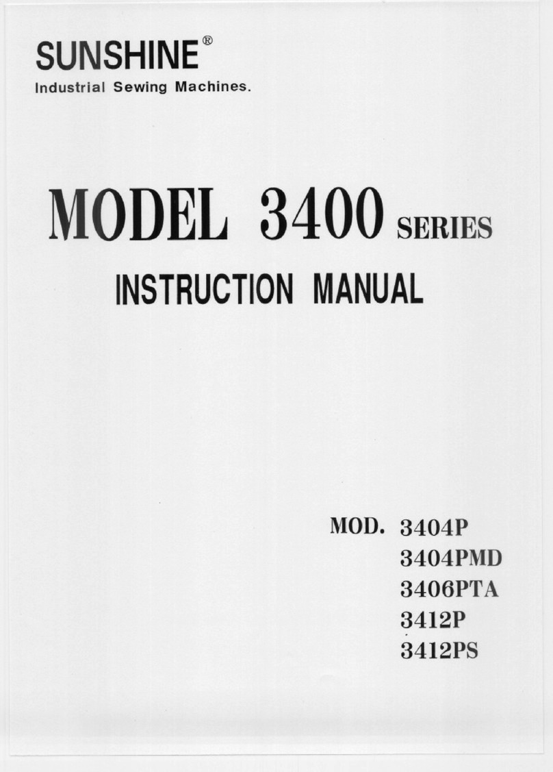 Sunshine 3400 Series instruction manual