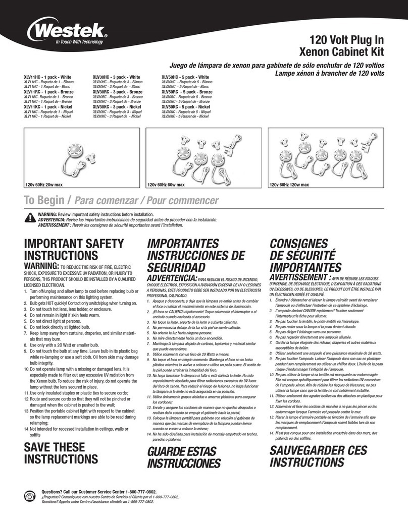 WESTEK XLV11HC User manual