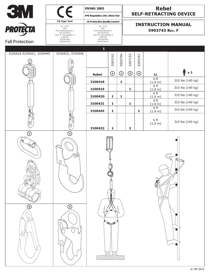 3M PROTECTA 3100418 User manual