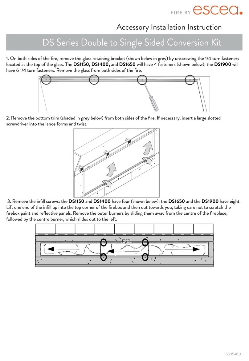 Escea DS Series Installation instruction Escea DS Series Installation instruction