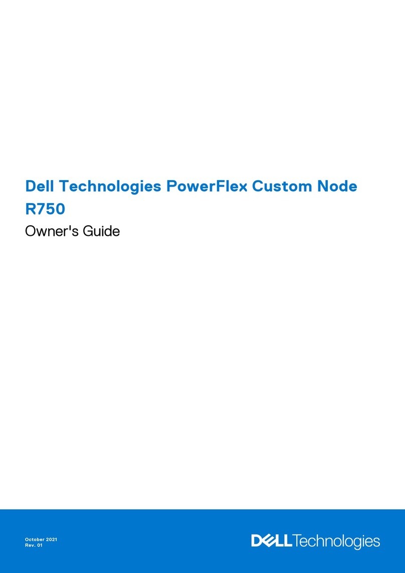 Dell PowerFlex R750 User manual Dell PowerFlex R750 User manual