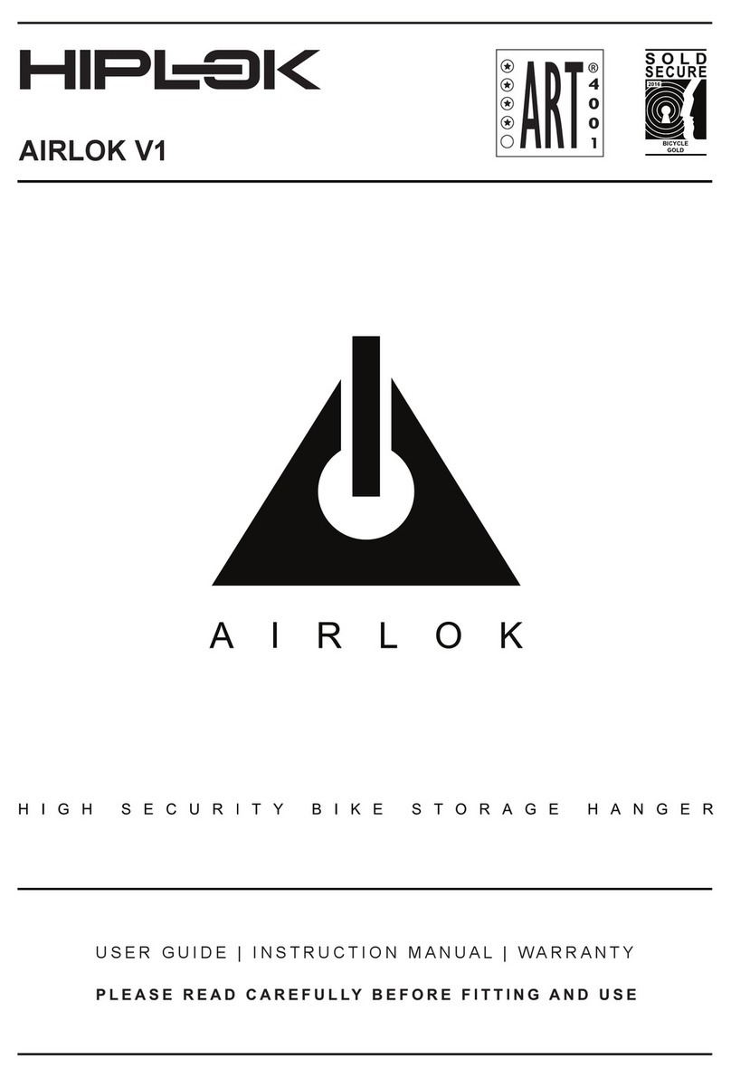 Hiplok AIRLOK V1 user guide
