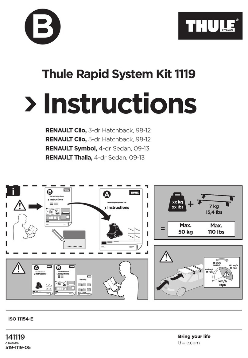 Thule 1119 instructions