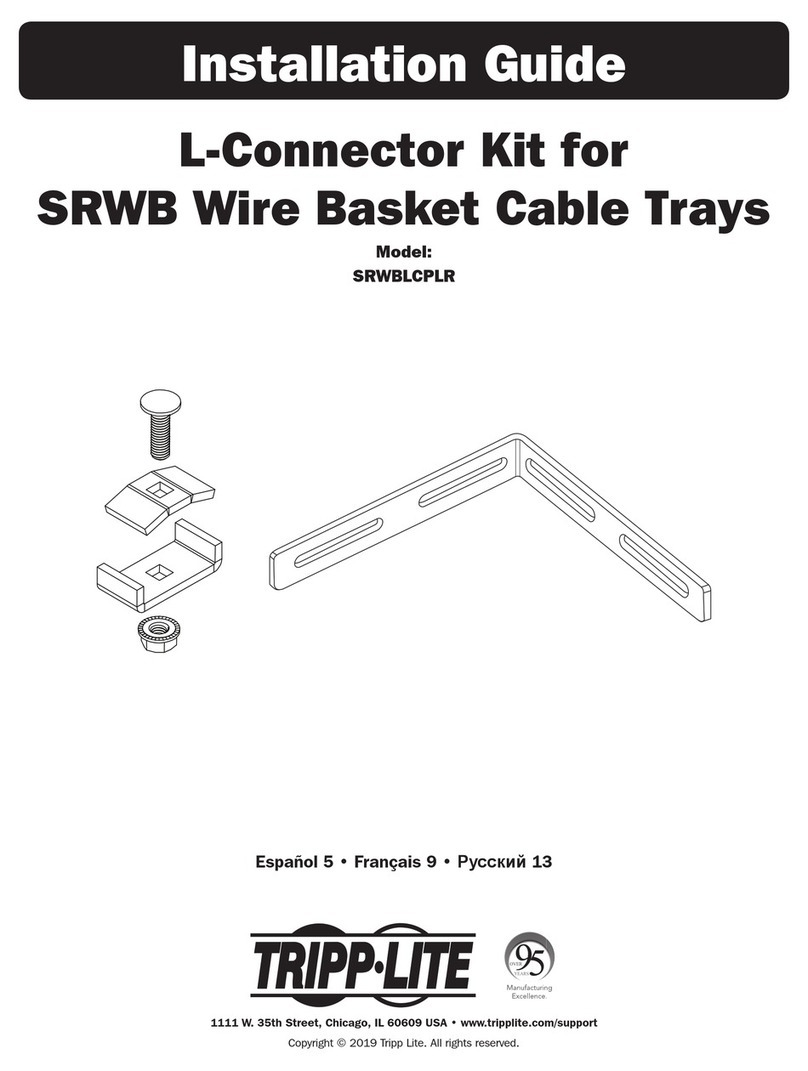 Tripp Lite SRWBLCPLR installation guide