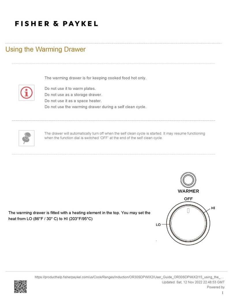 Fisher & Paykel OR30SDPWIX2 Using