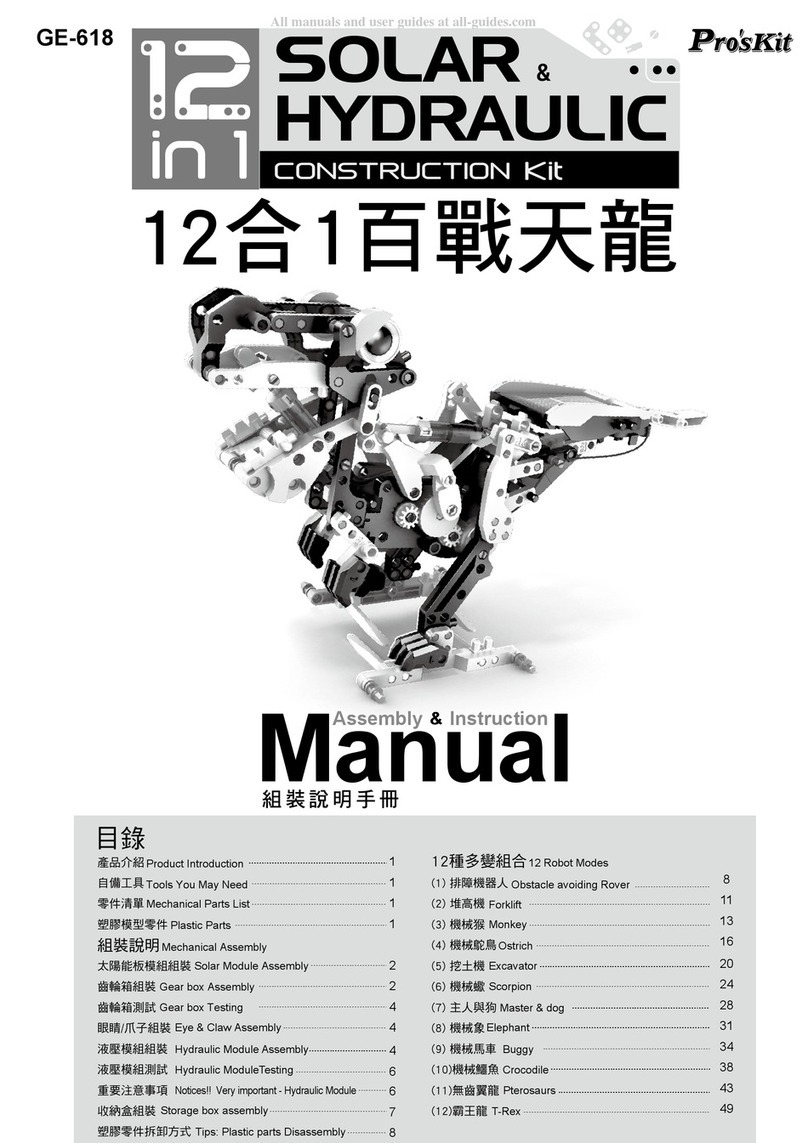 Pro's Kit GE-618 Assembly & instruction manual