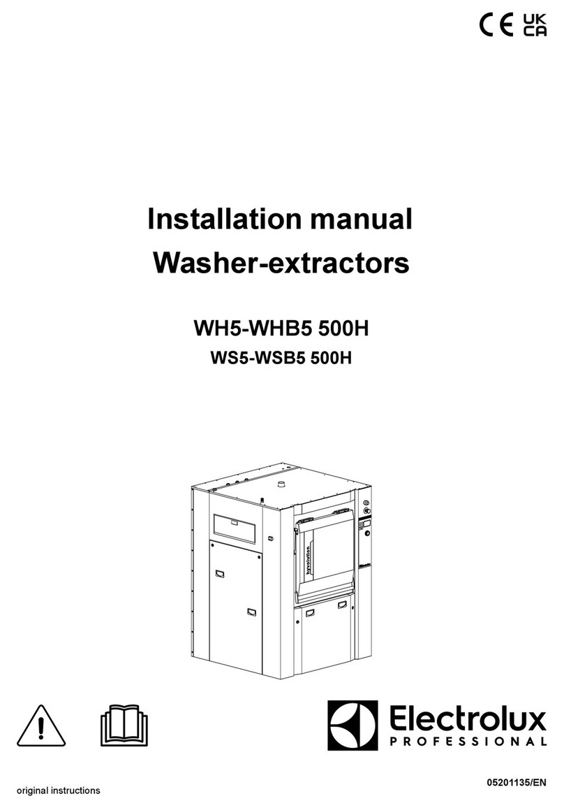 Electrolux Professional WH5-WHB5 500H installation manual