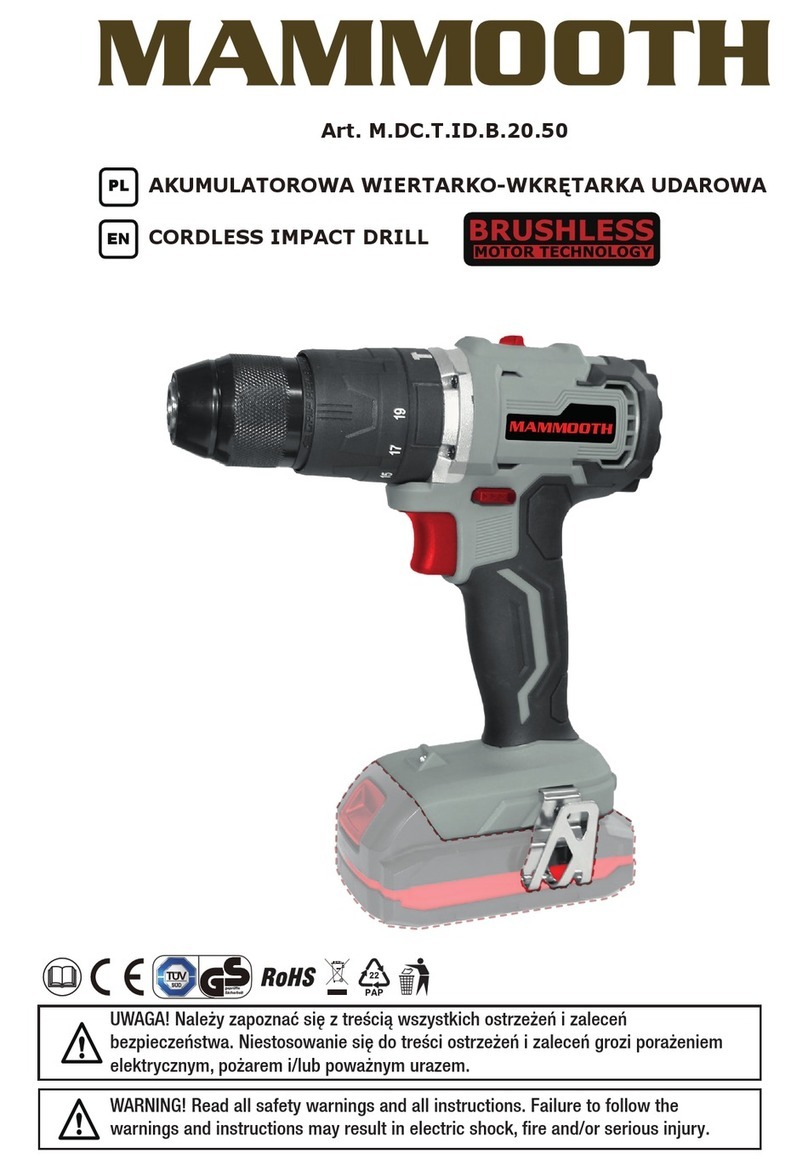 Mammoth M.DC.T.ID.B.20.50 manual