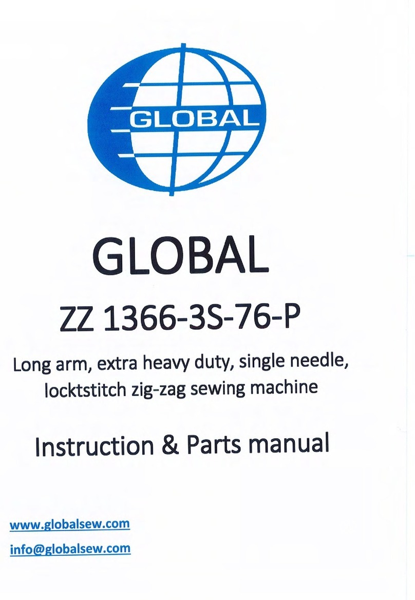 Global ZZ 1366-3S-76-P Parts list manual