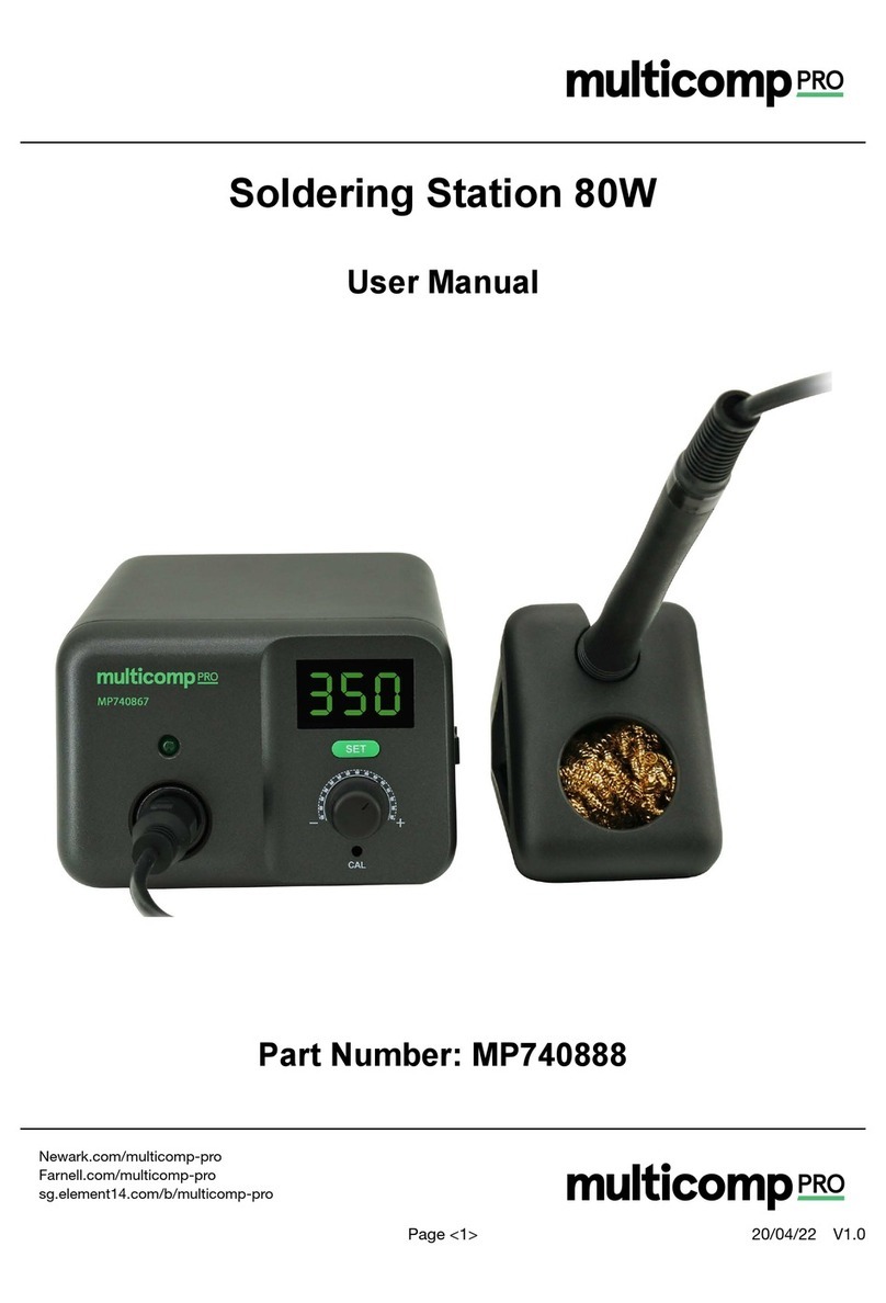 multicomp pro MP740888 user manual