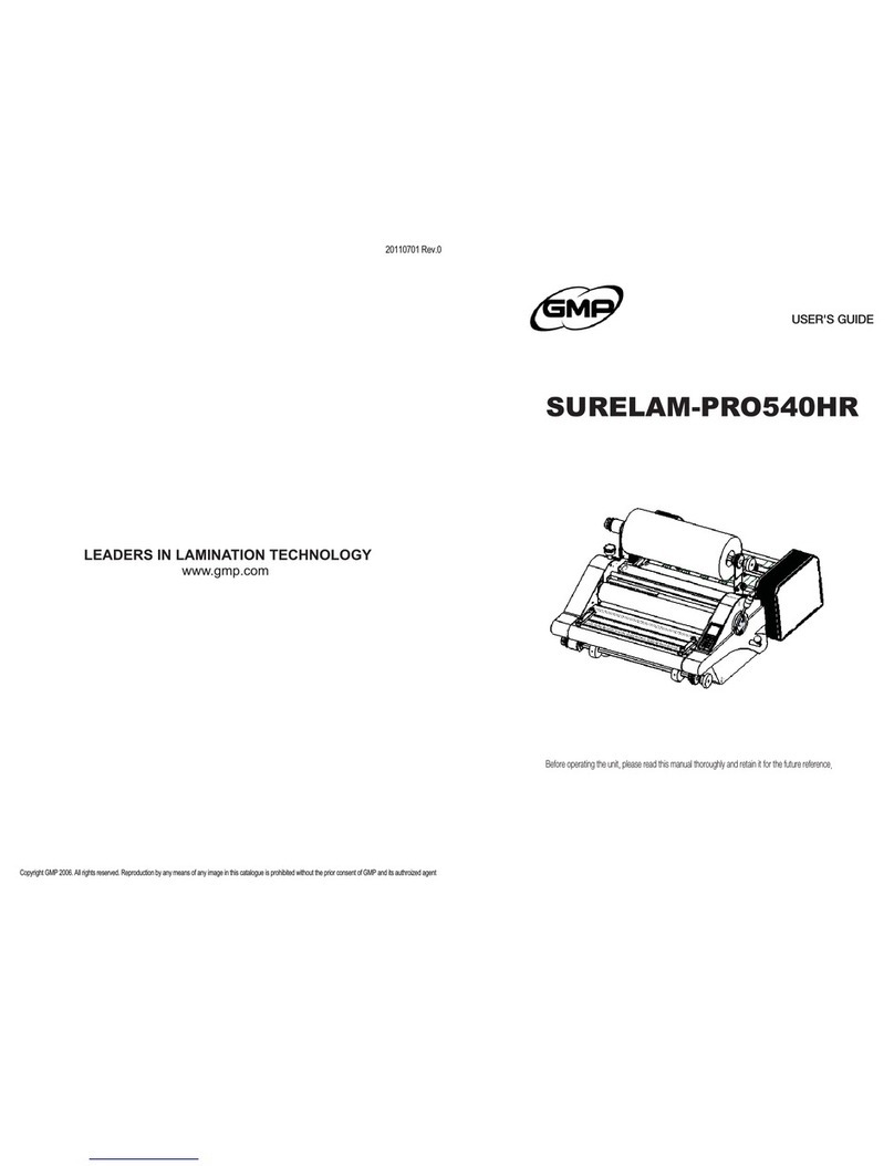 GMP SURELAM-PRO540HR user guide