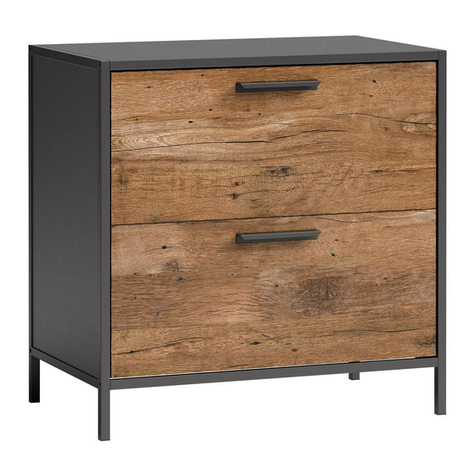 Sauder Lateral File Boulevard Cafe 427345 User manual